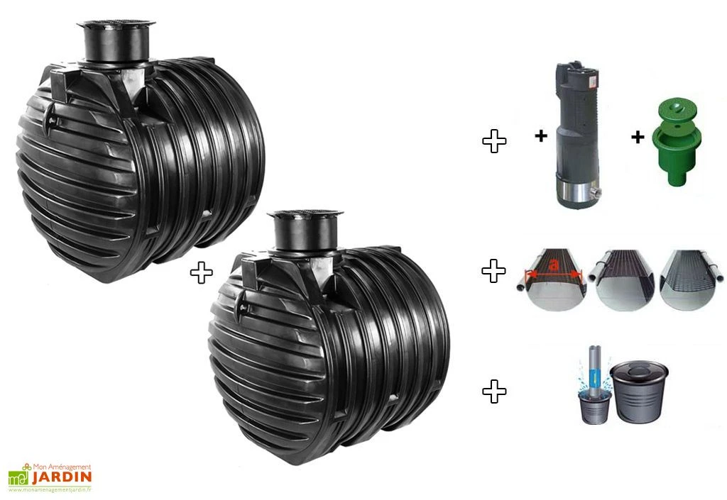 Cuve recuperateur eau Ready 12000 L