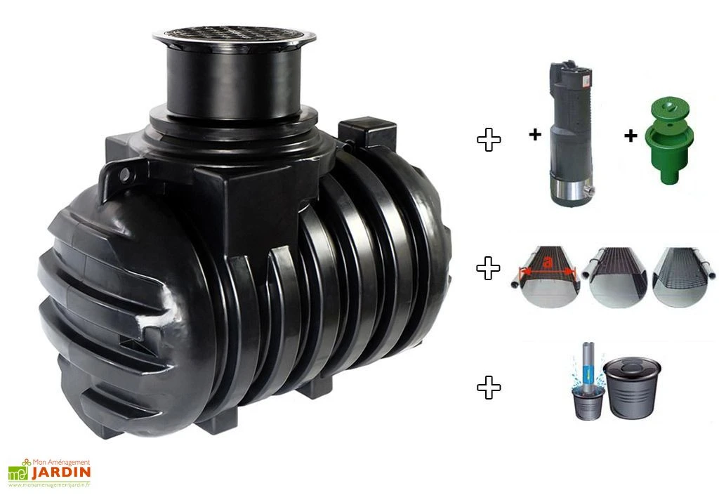 Cuve recuperateur eau Ready 2000 L