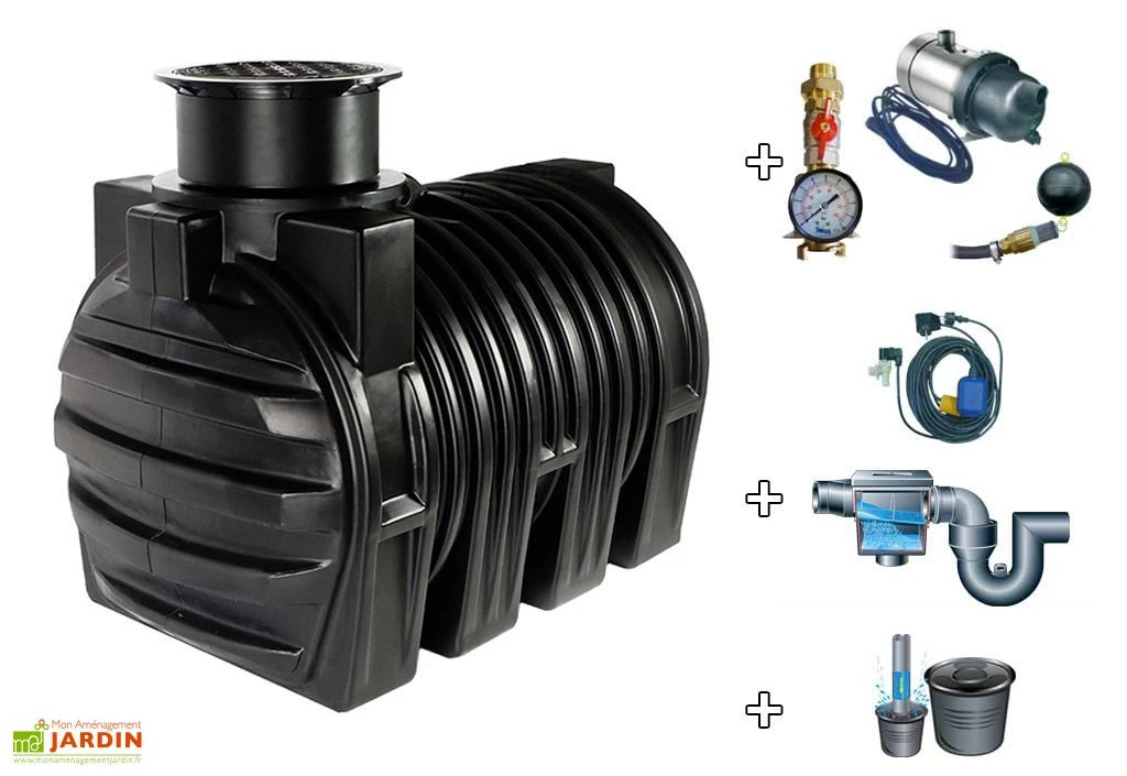 Cuve recuperateur eau Standard 3400 L