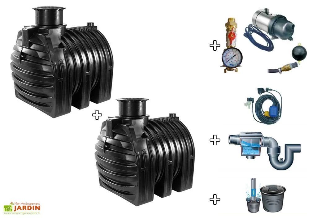 Cuve recuperateur eau Standard 9000 L