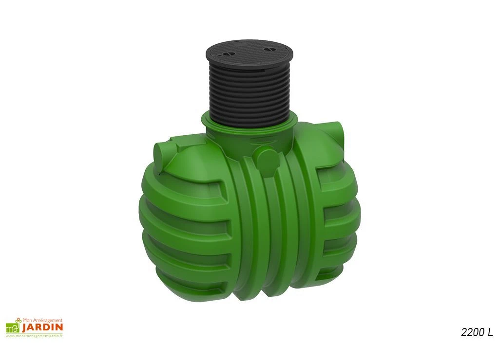 Cuve Récupération d’Eau Enterrée en Polyéthylène Roterra (7 Tailles)