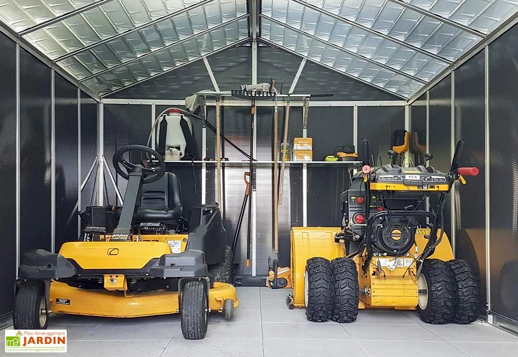 Abri de Jardin en Polycarbonate et Aluminium Yukon 11 m²