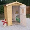 Abri De Jardin Bois Eden (1,6x1,2) 16mm+Plancher
