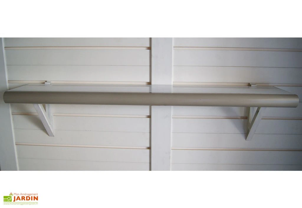 Kit 2 Etagères pour Abri de Jardin en PVC Evo