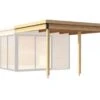 Extension De Toit En Bois D’épicéa Brut Pour Domeo 3 Et 4 - 9,6 M²