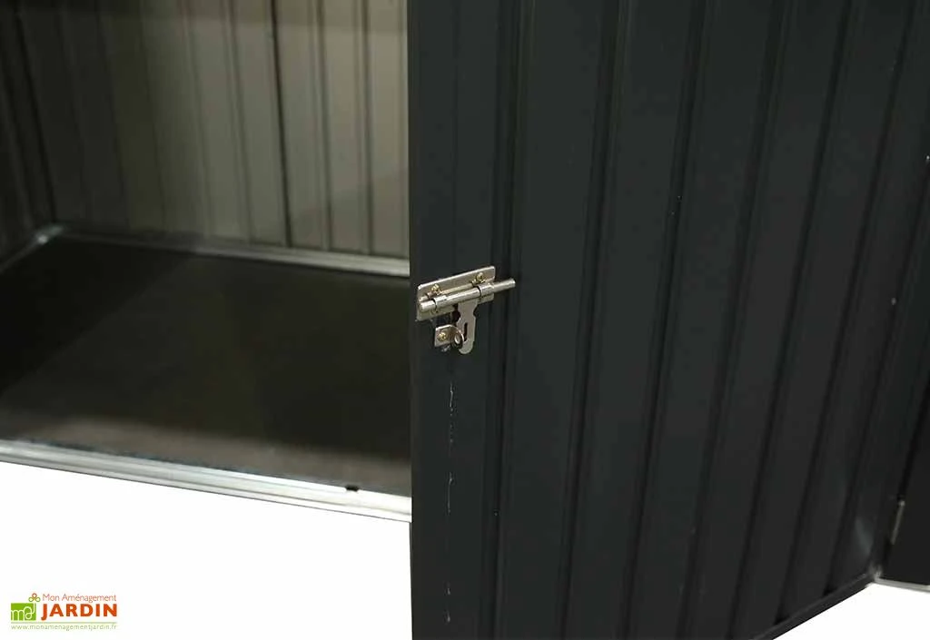 Cache-Poubelle Double en Acier 100 x 172 x 131 cm