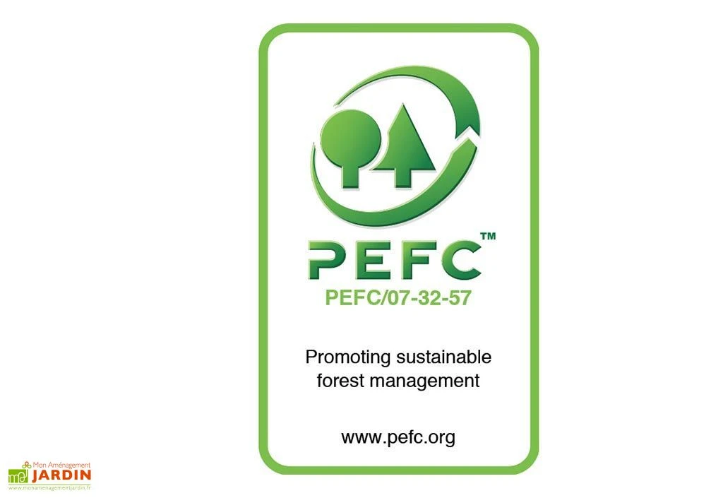 Abri de Jardin en Bois Traité Capri 19 mm – 6 m² avec Toit Plat