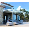 Pergola En Aluminium Thermolaqué Et Polycarbonate Blanc 360x300cm - ODESSA - Couleurs Du Monde