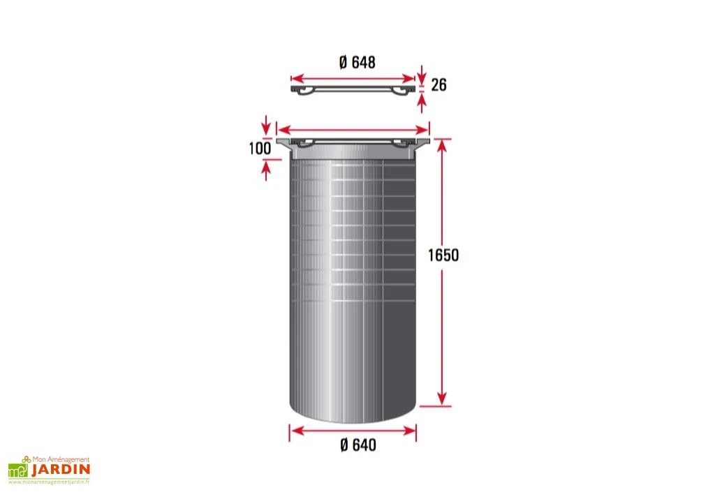 Puits en Polyéthylène à Enterrer 500 L