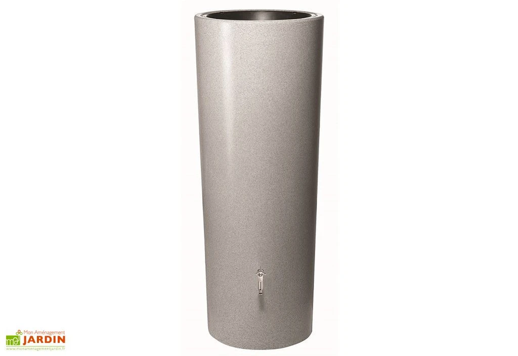 Cuve Récupération d'Eau Pluie 2 en 1 Stone Silver 350L