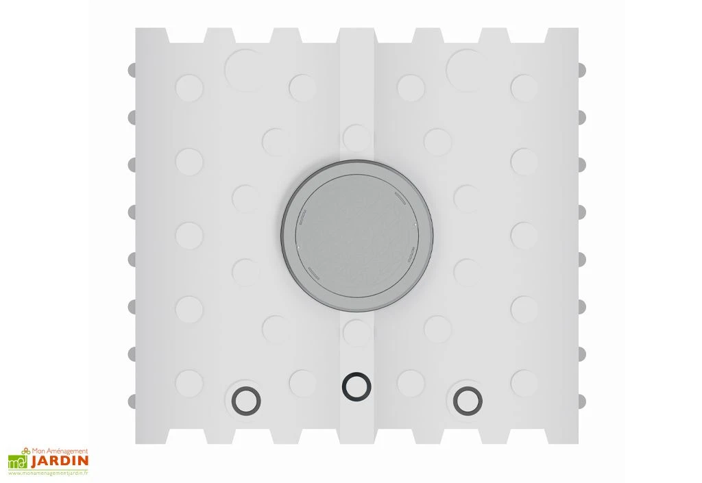 Cuve de récupération d’eau de pluie enterrée – 5000 L plate