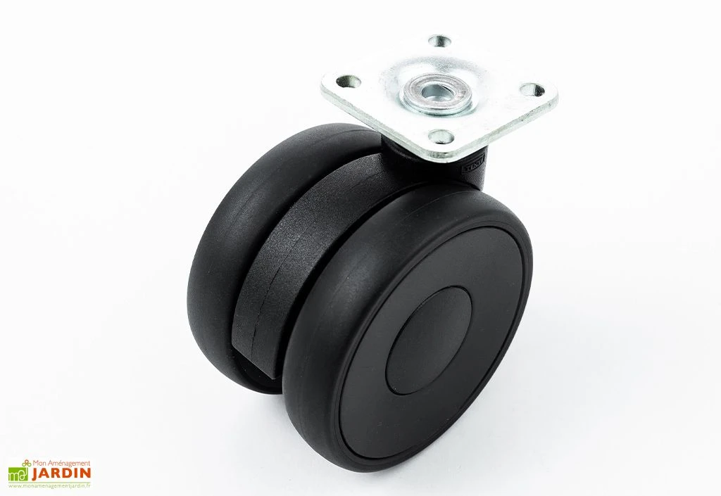 Roues en polyamide pour coffre de rangement Ø 6,5 cm