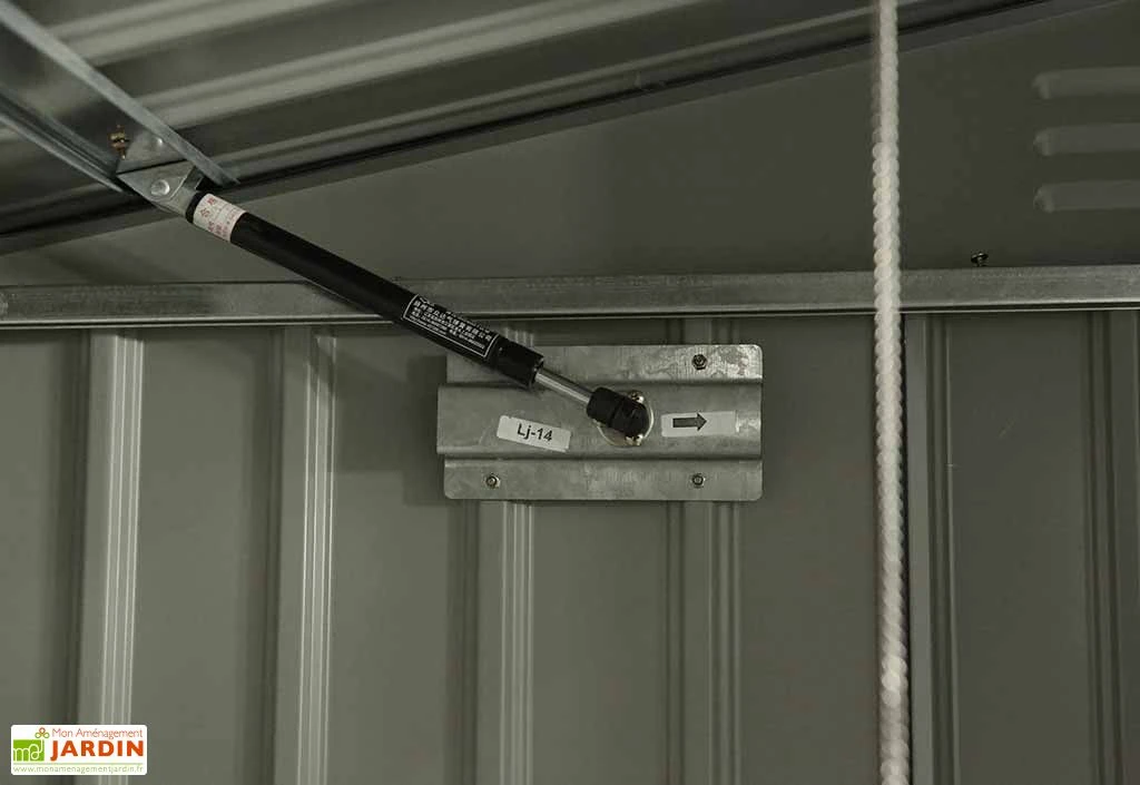 Cache-Poubelle Double en Acier 100 x 172 x 131 cm