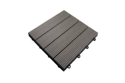 Lucca Carrelages Wpc 11pcs X 30x30cmx2mm Gris Foncé (1m²)